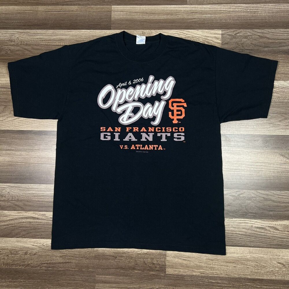 Y2K San Francisco Giants MLB T-Shirt 2006 Opening Day Size XL